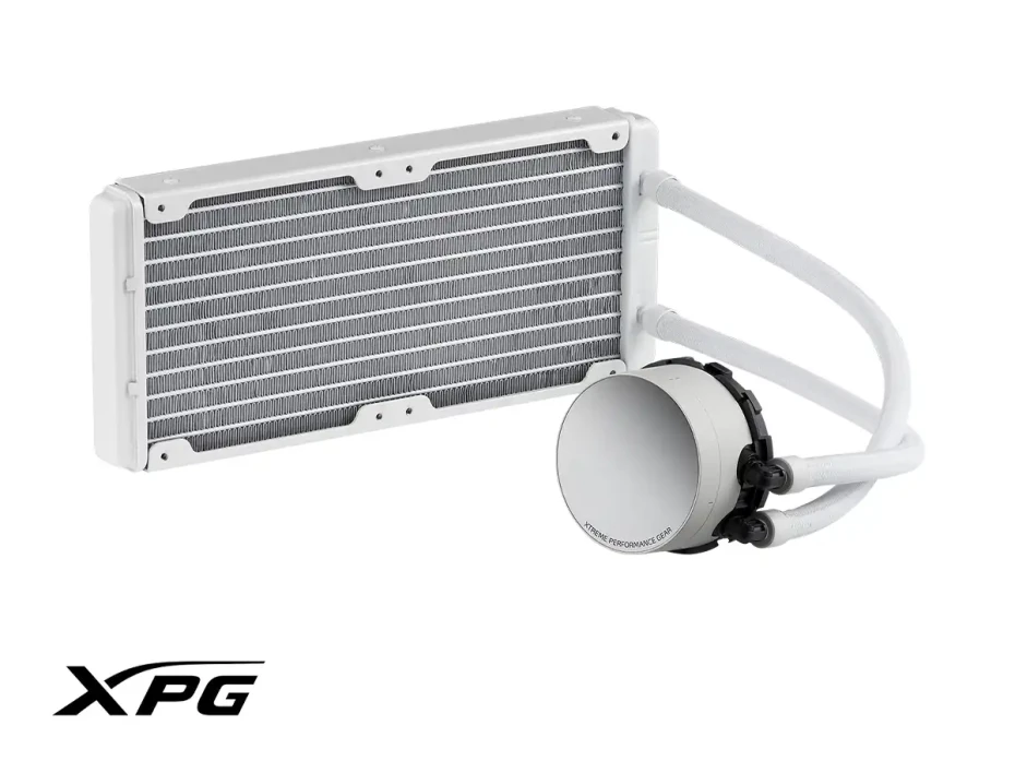 Sistema De Enfriamiento Liquido Xpg Levante X 240 (levantex240-whcww) 2 Ventiladores, 240mm, Led Argb, Blanco