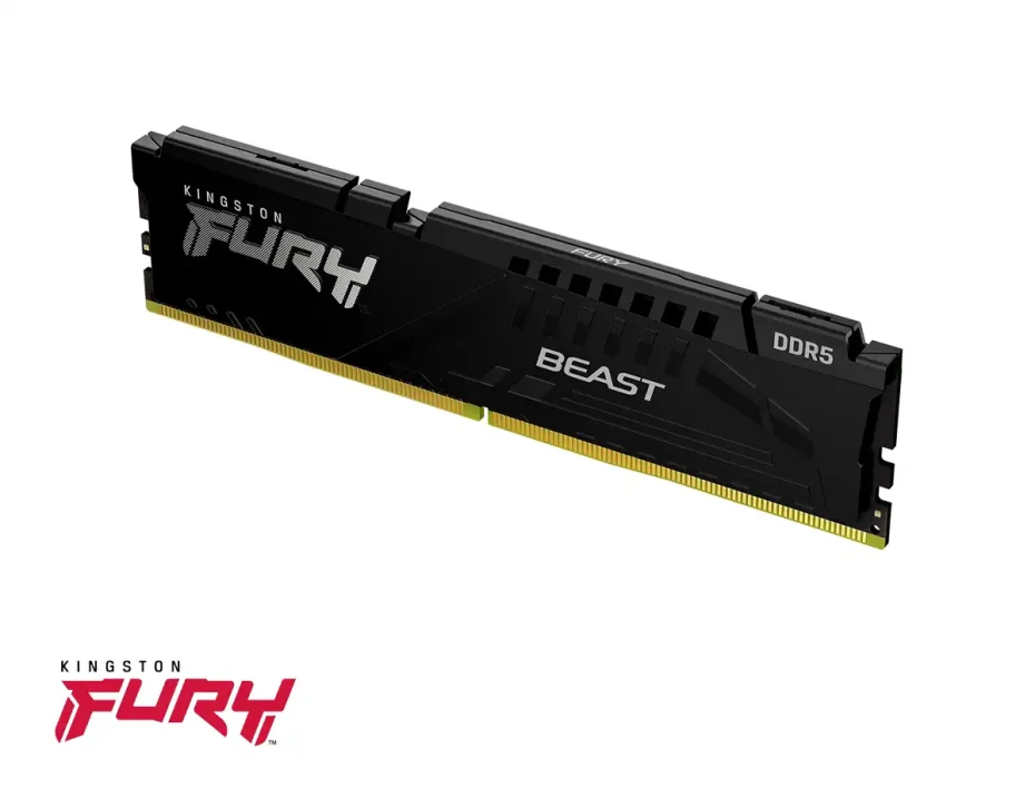 Memoria Ram Kingston Fury Ddr5 16gb Beast (kf560c40bb-16) 6000 Mt/s, Cl40, Negro