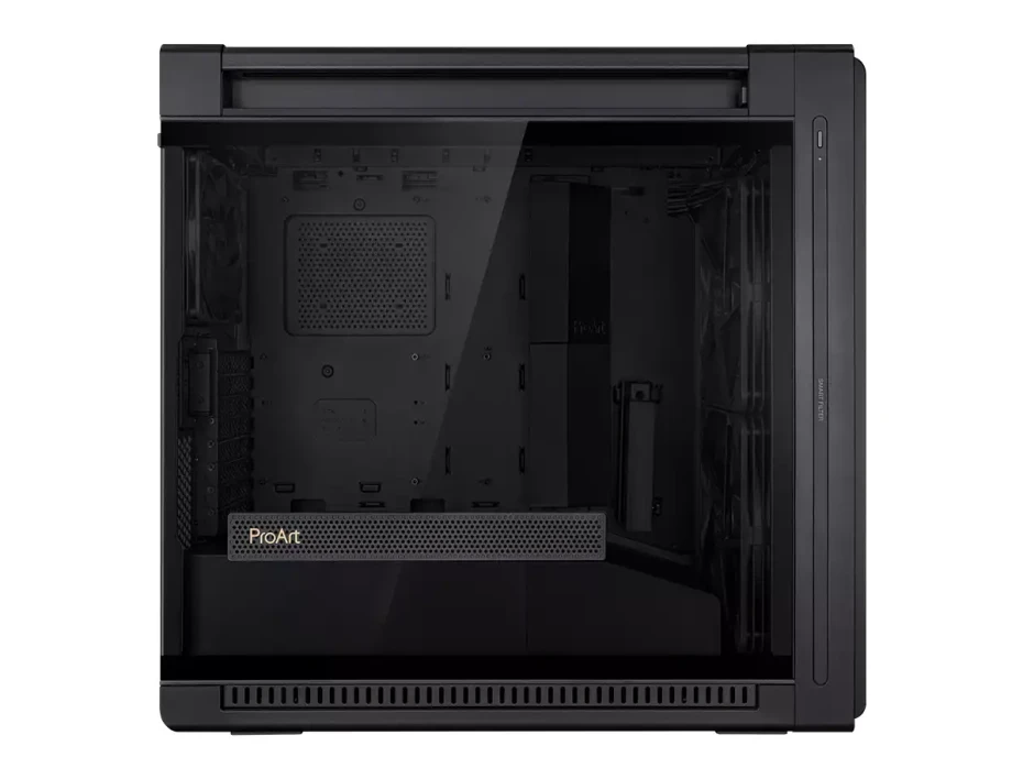 Case Asus Proart Gaming Pa602 S/fuente (90-asus-pa602bk-ft) Panel De Vidrio, Negro