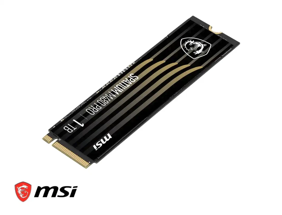 Unidad De Almacenamiento Ssd M.2 Pcie Msi 1tb Nvme Spatium M480 Pro, 2280 (spatium-m480-pro-pci1tb) 7400mb/s