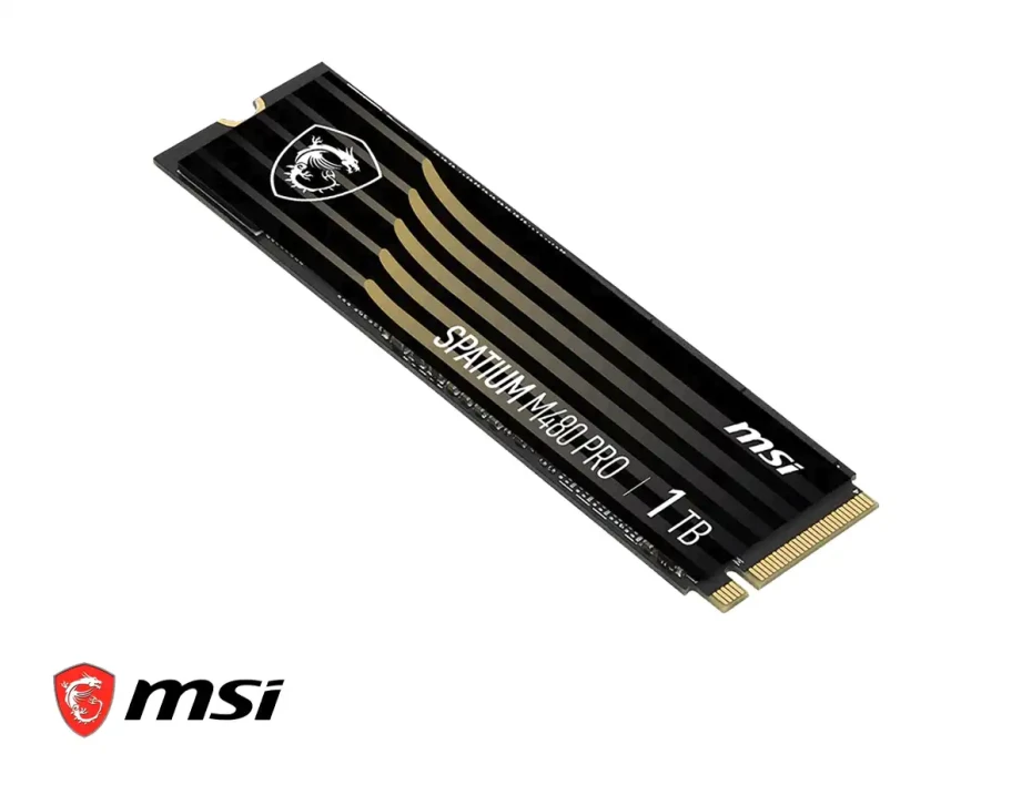 Unidad De Almacenamiento Ssd M.2 Pcie Msi 1tb Nvme Spatium M480 Pro, 2280 (spatium-m480-pro-pci1tb) 7400mb/s