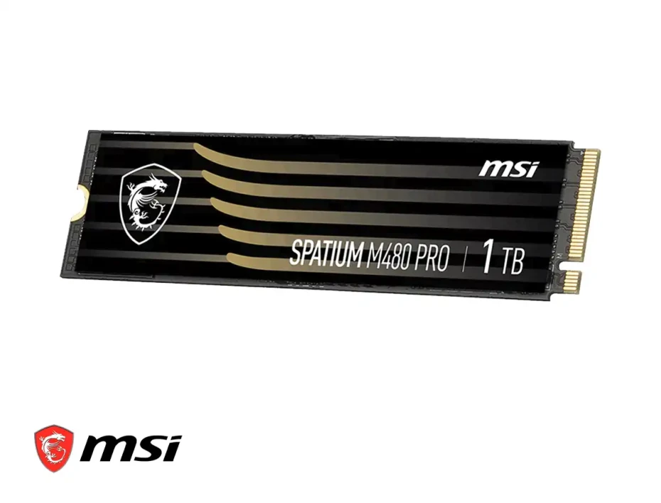 Unidad De Almacenamiento Ssd M.2 Pcie Msi 1tb Nvme Spatium M480 Pro, 2280 (spatium-m480-pro-pci1tb) 7400mb/s