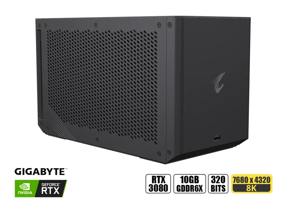 Tarjeta De Video Externo Gigabyte Rtx 3080 Gaming Box 10gb Gddr6x (gv-n3080ixeb-10gd) Geforce Nvidia 320 Bits