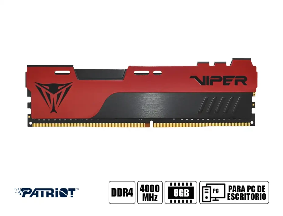 Memoria Ram Patriot Ddr4 8gb Viper Elite 2 (pve248g400c0) 4000 Mhz