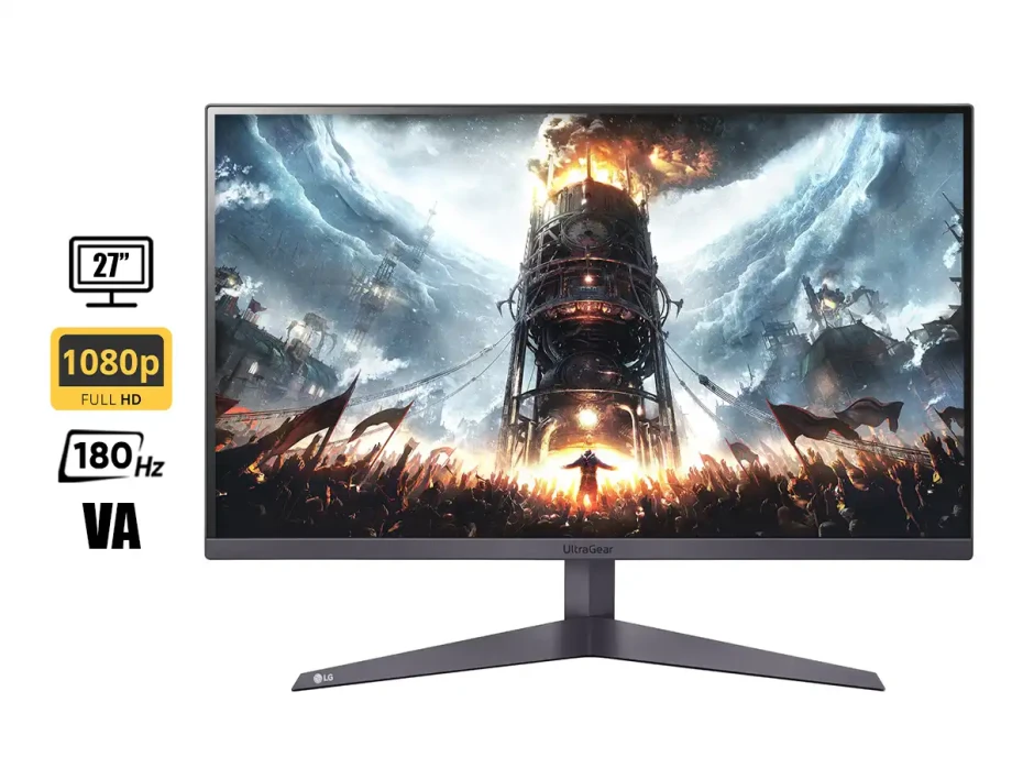 Monitor Lg 27 Pulgadas Ultragear 27gs50f (27gs50f) Gaming 180hz, 1ms, Freesync, Fhd, 2 Hdmi, 1 Displayport, Va