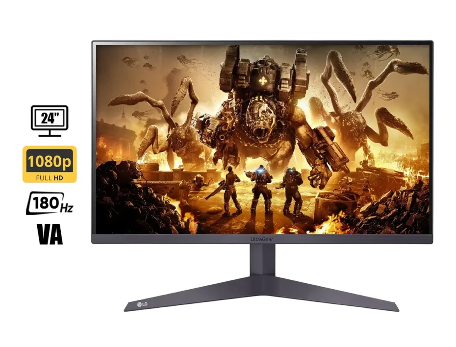 Monitor Lg 24 Pulgadas Ultragear 24gs50f (24gs50f-b) Gaming 180hz, 1ms, Freesync, Fhd, 2 Hdmi, 1 Displayport, Va