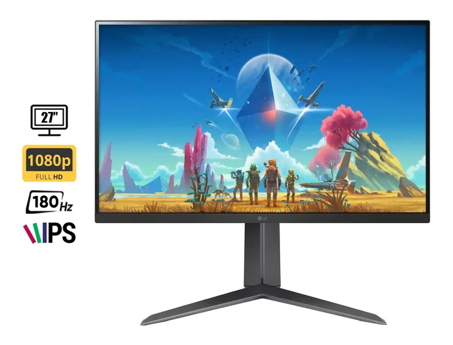 Monitor Lg 27 Pulgadas Ultragear 27gs65f (27gs65f-b) Gaming 180hz, 1ms, G-sync, Fhd, 2 Hdmi ,1 Displayport, 2 Usb