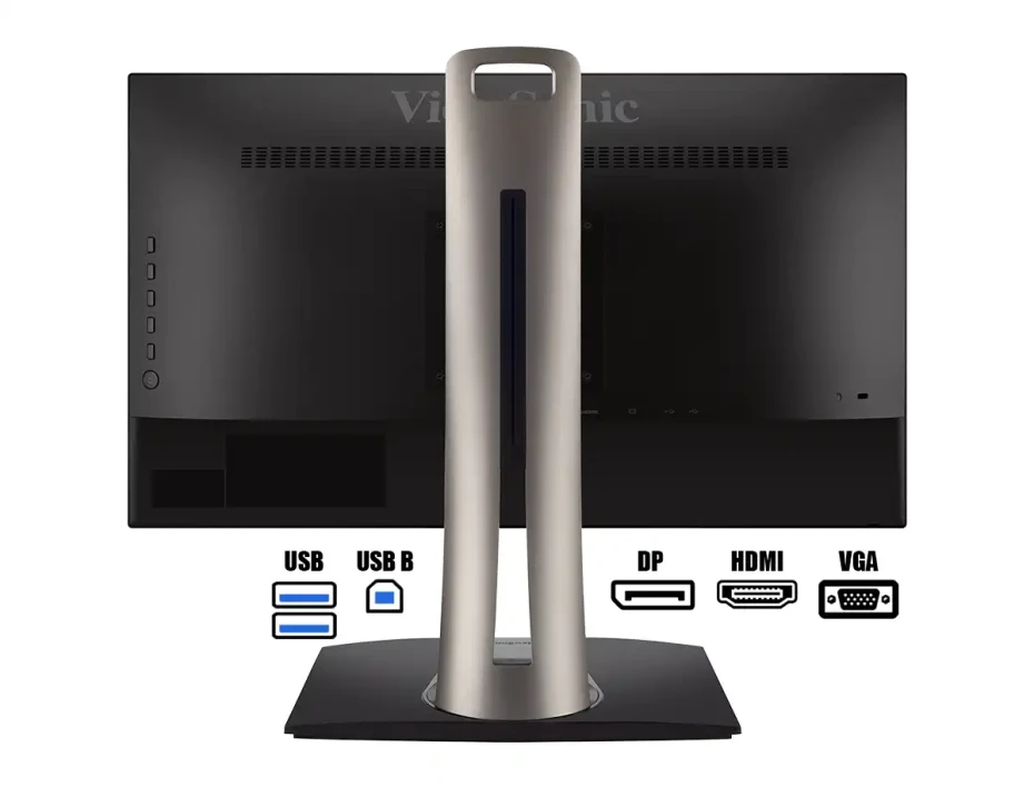 Monitor Viewsonic 24 Pulgadas Vp2458 (vp2458) Frecuencia 60 Hz, 7ms, Fhd, 1 Hdmi, 1 Displayport, 1 Vga, 2 Usb