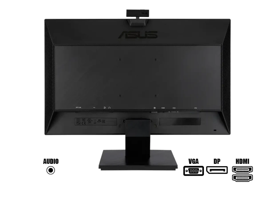 Monitor Asus 23.8 Pulgadas Be24eqsk (90lm05m1-b073b0) + Web Cam, Fhd, 5ms, Pivot, Altavoces Internos, 1 Hdmi, 1 Vga, 1 Vga