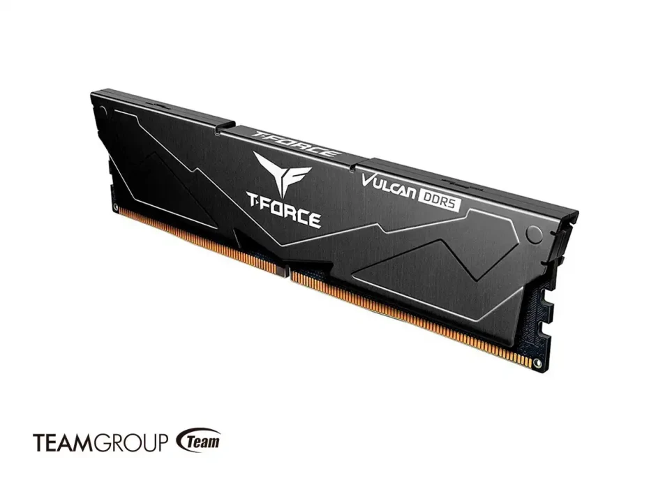 Memoria Ram Teamgroup Ddr5 16gb T-force Vulcan (flbd516g5200hc40c01) 5200 Mt/s, Negro