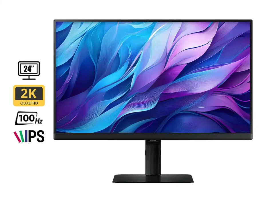 Monitor Samsung 24 Pulgadas Ls24d600 (ls24d600ealxpe) Frecuencia 100hz, 5ms, Qhd, 1 Displayport, 1 Hdmi, 3 Usb