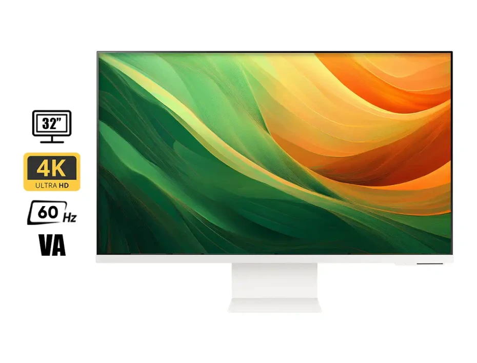 Monitor Samsung 32 Pulgadas Smart Monitor M8 (ls32dm801ulxpe) Frecuencia 60hz, 4ms, 4k, 1 Micro Hdmi, 2 Usb-c, Wifi