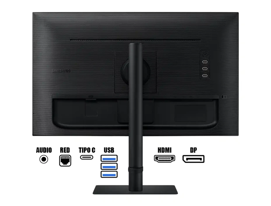 Monitor Samsung 27 Pulgadas Viewfinity S8 (ls27b804pxnxgo) Frecuencia 60hz, 5ms, 4k, 1 Hdmi, 1 Displayport, 1 Usb-c, 3 Usb