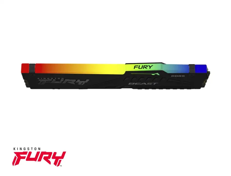 Memoria Ram Kingston Fury Ddr5 16gb Beast (kf556c40bba-16) 5600 Mt/s, Negro, Rgb