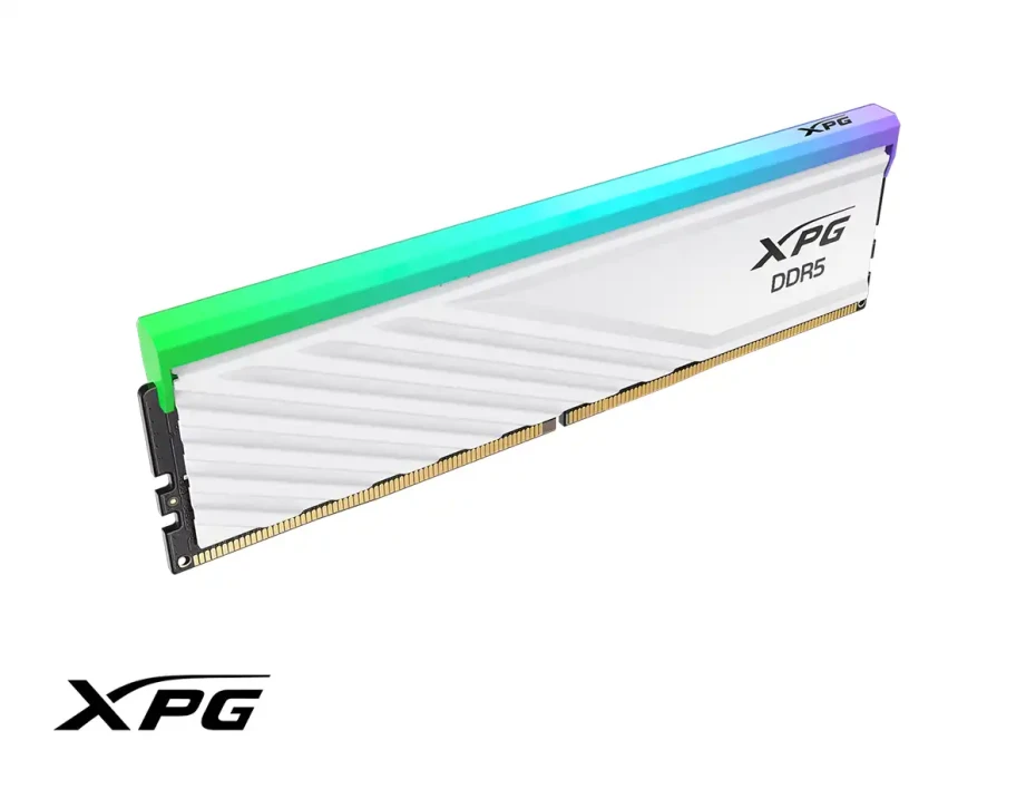 Memoria Ram Xpg Ddr5 16gb Lancer Blade Rgb (ax5u6000c3016g-slabrwh) 6000mt/s, Cl30, Blanco, Rgb