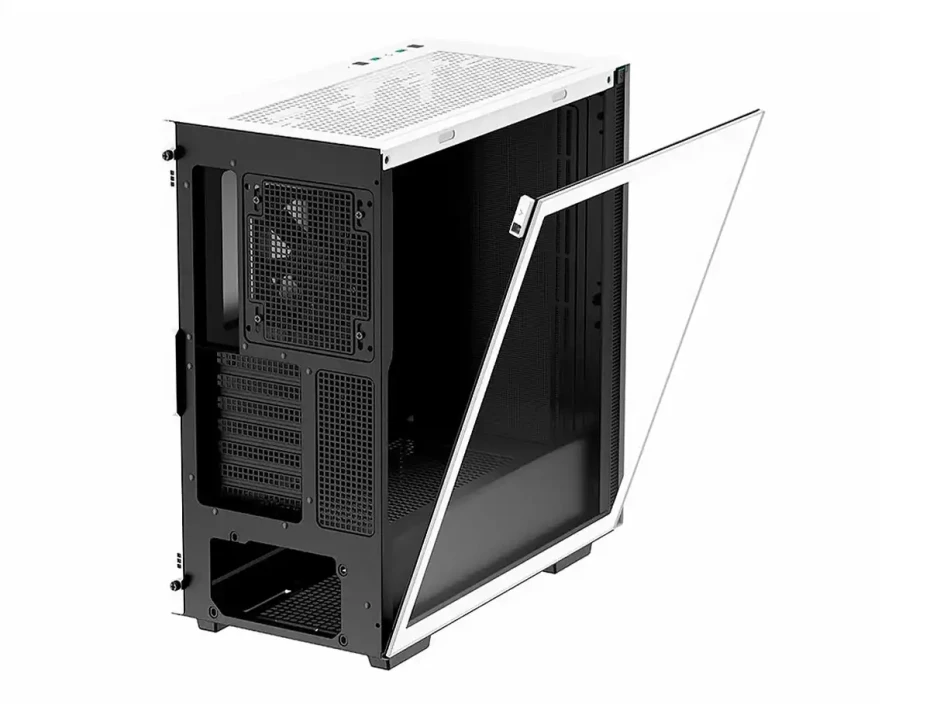 Case Deepcool Ch510 Wh S/fuente (r-ch510-whnne1-g-1) Panel De Vidrio, 1 Ventilador, Blanco