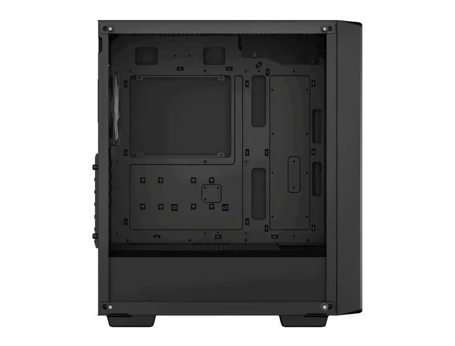 Case Deepcool Gaming Cc560 Argb V2 S/fuente (r-cc560-bktaa4-g-2) Panel De Vidrio, 4 Ventiladores, Led Argb, Negro