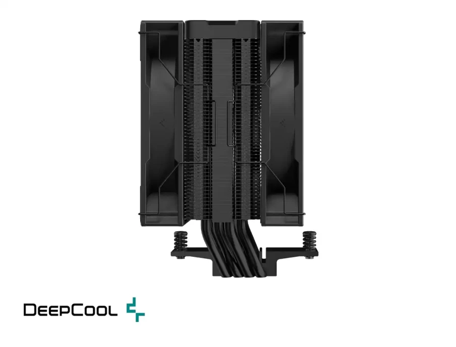 Cooler Para Procesador Deepcool Ag400 Digital Plus (r-ag400-bkadmp-g-1) 2 Ventiladores, Led Argb, 120mm, Black