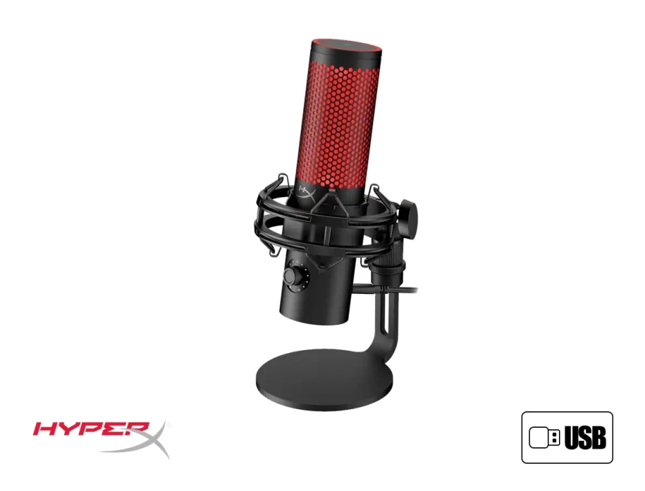 Microfono Hyperx Quadcast 2 Bk Mic (872v1aa) Negro