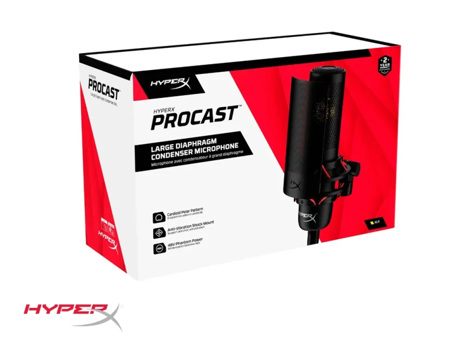 Microfono Hyperx Procast (699z0aa) Negro