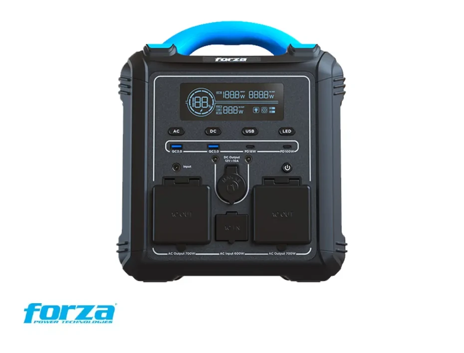 Generador Electrico Portatil De Baterias Lmfp 700w Forza (fpp-t702)