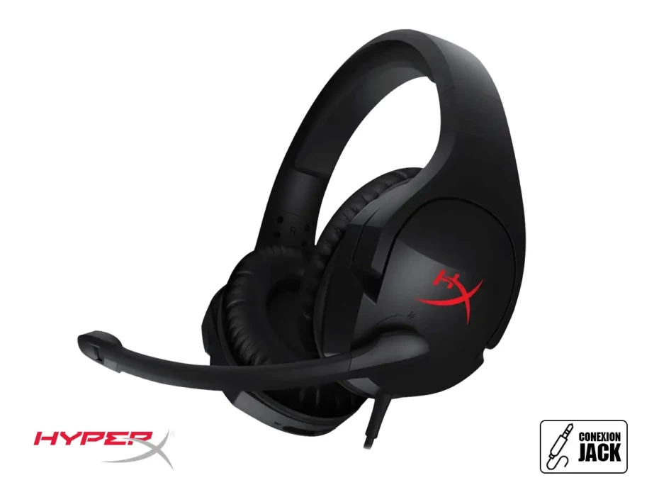 Auricular Hyperx Cloud Stinger (519t1aa) Con Microfono, Interfaz Jack 3.5 Mm, Negro