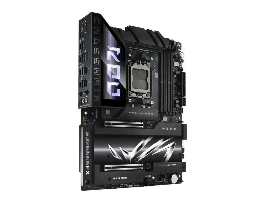 Placa Madre Asus X870e Rog Crosshair Hero (rog Crosshair X870e Hero) Socket Am5, Ram Dddr5 Buss 8200oc Mhz, Wifi 7