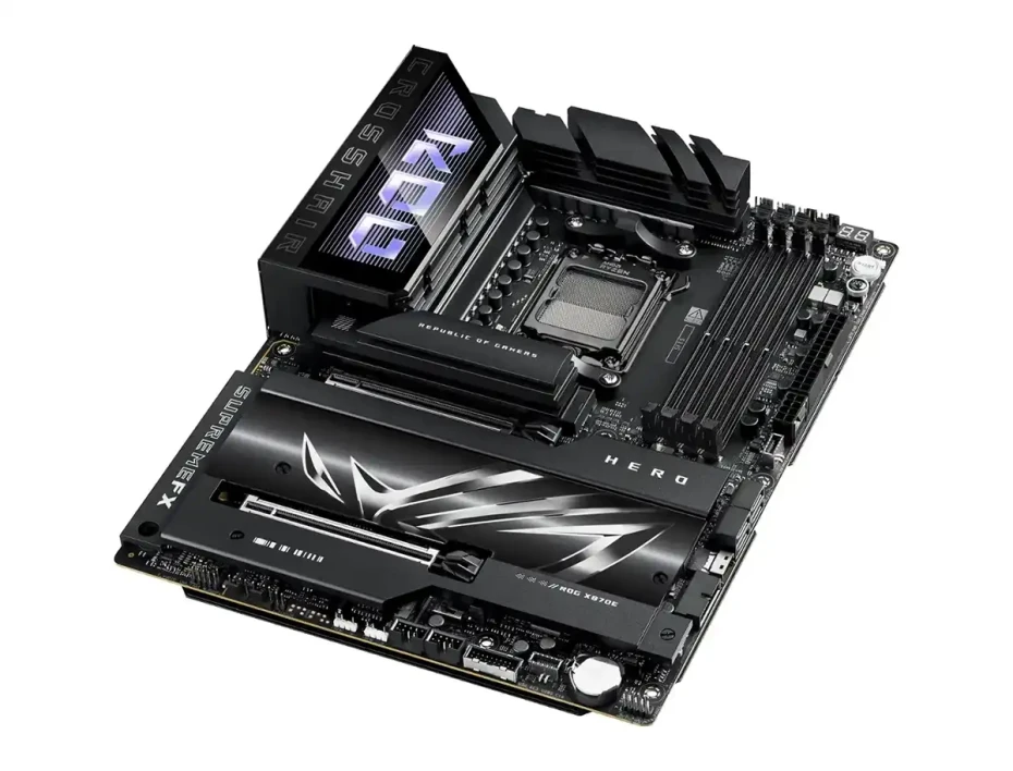 Placa Madre Asus X870e Rog Crosshair Hero (rog Crosshair X870e Hero) Socket Am5, Ram Dddr5 Buss 8200oc Mhz, Wifi 7