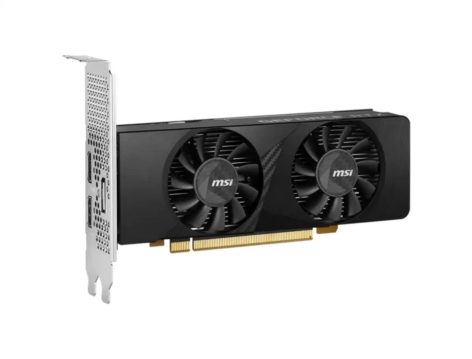 Tarjeta De Video Msi Rtx 3050 Lp Oc 6gb Gddr6 (msi-rtx3050 Lp 6g Oc) Geforce Nvidia 96 Bits, 2 Ventiladores, Low Profile