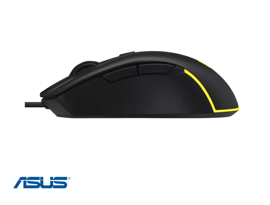 Mouse Gaming Asus Tuf Gaming M3 Gen Ii (90mp0320-bmaa00) Hasta 7000 Dpi, 5 Botones, Negro