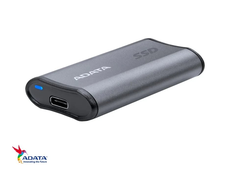 Disco Solido Externo Adata 500gb Se880 (aeli-se880-500gcgy) Unidad De Almacenamiento Portalbe, Usb 3.2, Negro