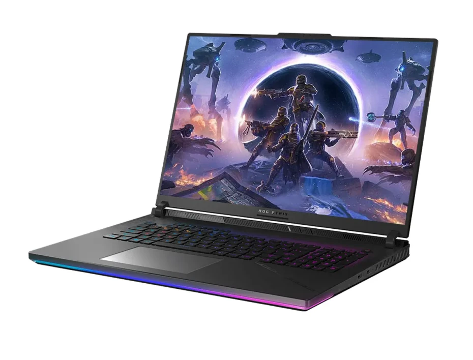 Laptop Asus Core I9-14900hx Rog Strix G18 Gaming (g814jir-n6041w) 18" 2.5k Ips 165hz | Ram 16gb | Ssd 1tb | Rtx 4060 8gb | Ips | S/s | Gray | 14gen.