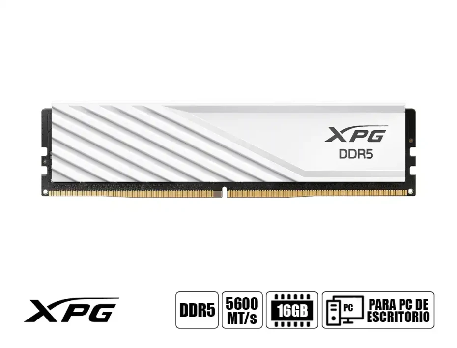 Memoria Ram Xpg Ddr5 16gb Lancer Blade (ax5u5600c4616g-slabwh) 5600 Mt/s, Blanco