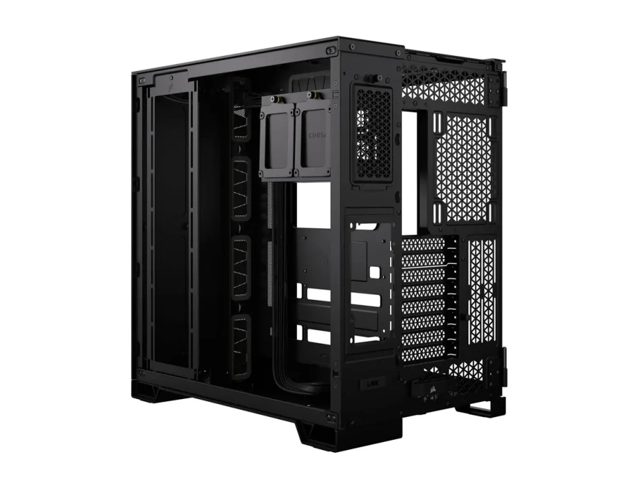 Case Corsair 6500d S/fuente (cc-9011259-ww) Mid-tower, Panel De Vidrio, Negro