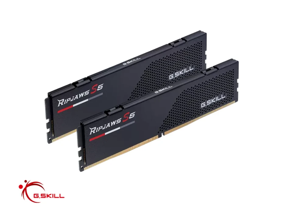 Memoria Ram G.skill Ddr5 64gb (32gbx2) Ripjaws S5 (f5-6000j3636f32gx2-rs5k) 6000 Mt/s, Negro