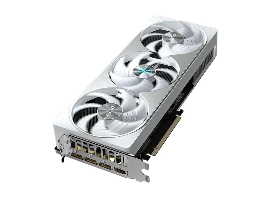 Tarjeta De Video Gigabyte Rtx 5080 Aero Oc Sff 16gb Gddr7 (gv-n5080aero Oc-16gd) Blanco, Geforce Nvidia 256 Bits, 3 Ventiladores