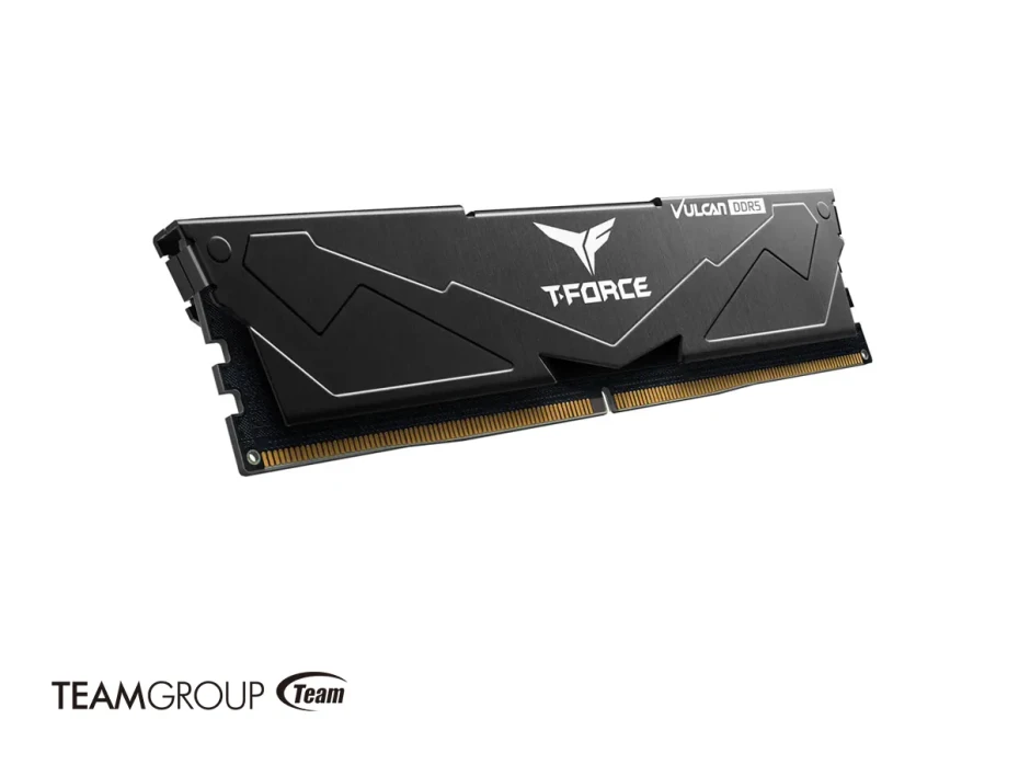 Memoria Ram Teamgroup Ddr5 32gb (2x16gb) T-force Vulcan (flbd564g6400hc34bdc01) 6400 Mhz, Negro