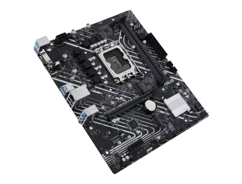 Placa Madre Asus Prime H610m-e D4 Csm (h610m-e D4-csm) Socket Lga 1700, Ram Ddr4 Buss 3200mhz, 13va, 12va Gen