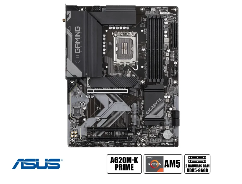 Placa Madre Gigabyte Z790 Gaming Plus Ax (z790 Gaming Plus Ax) Socket Lga 1700, Ram Ddr5 7600oc Mt/s, 14va, 13va, 12va Gen, Wifi 6