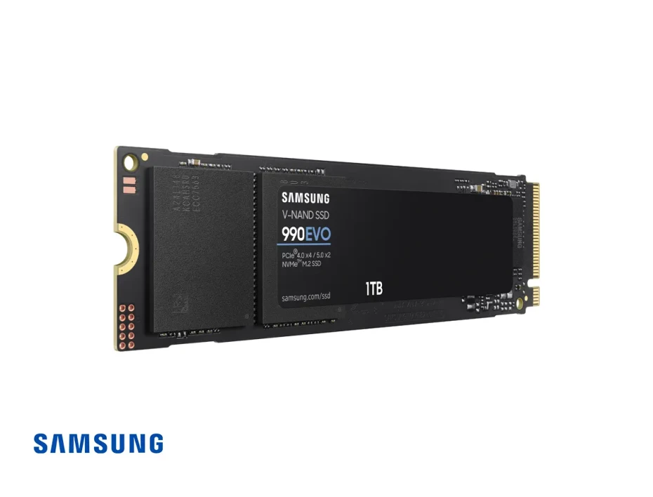 Unidad De Almacenamiento Ssd M.2 Pcie Samsung 1tb Nvme 990 Evo, 2280 (mz-v9e1t0b/am) 5000mb/s