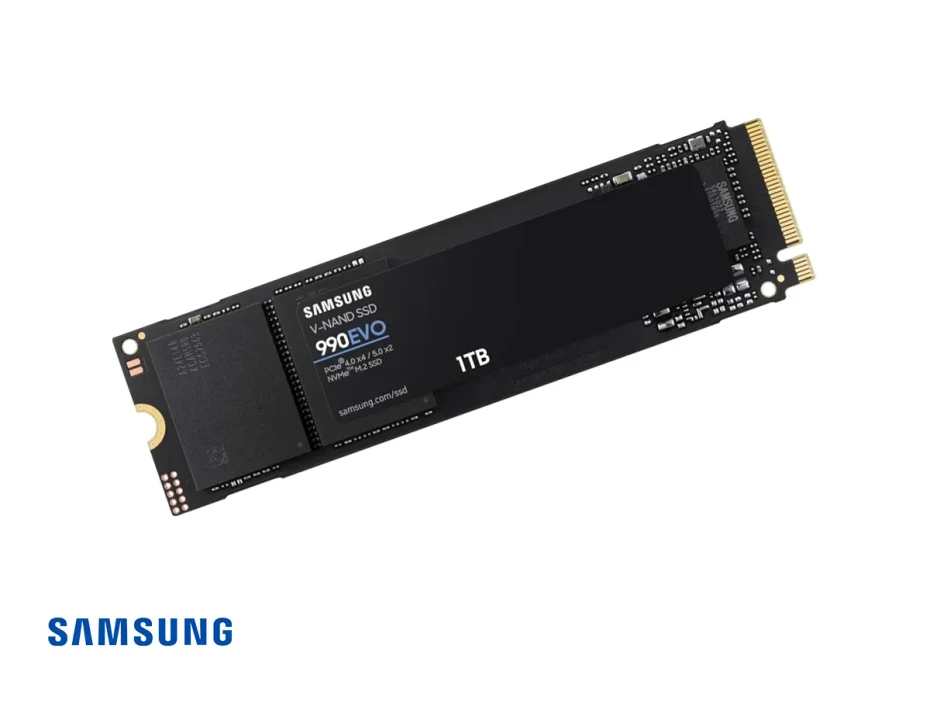 Unidad De Almacenamiento Ssd M.2 Pcie Samsung 1tb Nvme 990 Evo, 2280 (mz-v9e1t0b/am) 5000mb/s