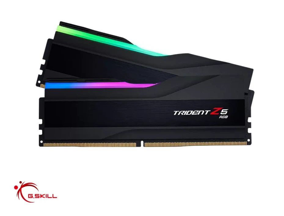 Memoria Ram G.skill Ddr5 64gb (32gbx2) Trident Z5 (f5-6000j3636f32gx2-tz5rk) 6000 Mt/s, Negro, Rgb