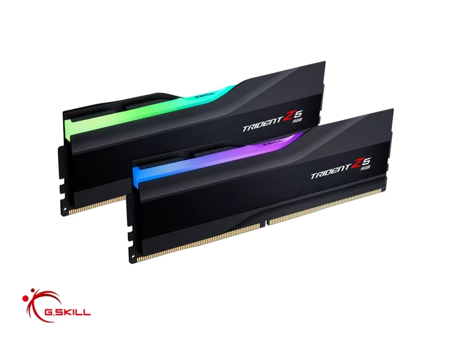 Memoria Ram G.skill Ddr5 64gb (32gbx2) Trident Z5 (f5-6000j3636f32gx2-tz5rk) 6000 Mt/s, Negro, Rgb