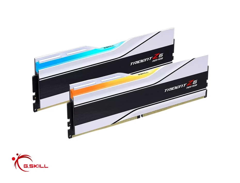 Memoria Ram G.skill Ddr5 32gb (2x16gb) Trident Z5 Neo Rgb (f5-7200j3445g16gx2-tz5nrw) 7200 Mt/s, Blanco, Rgb, Cl 34-45-45-115