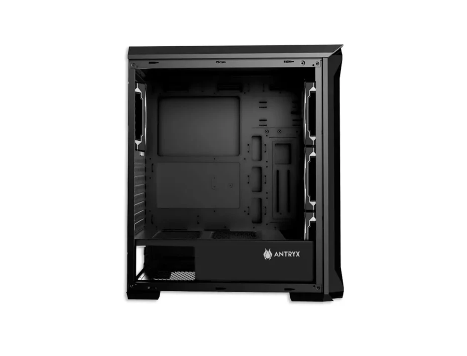 Case Antryx Sentry Plus S/fuente (ac-fx260pk) Panel De Vidrio, 4 Ventiladores, Led Argb, Negro