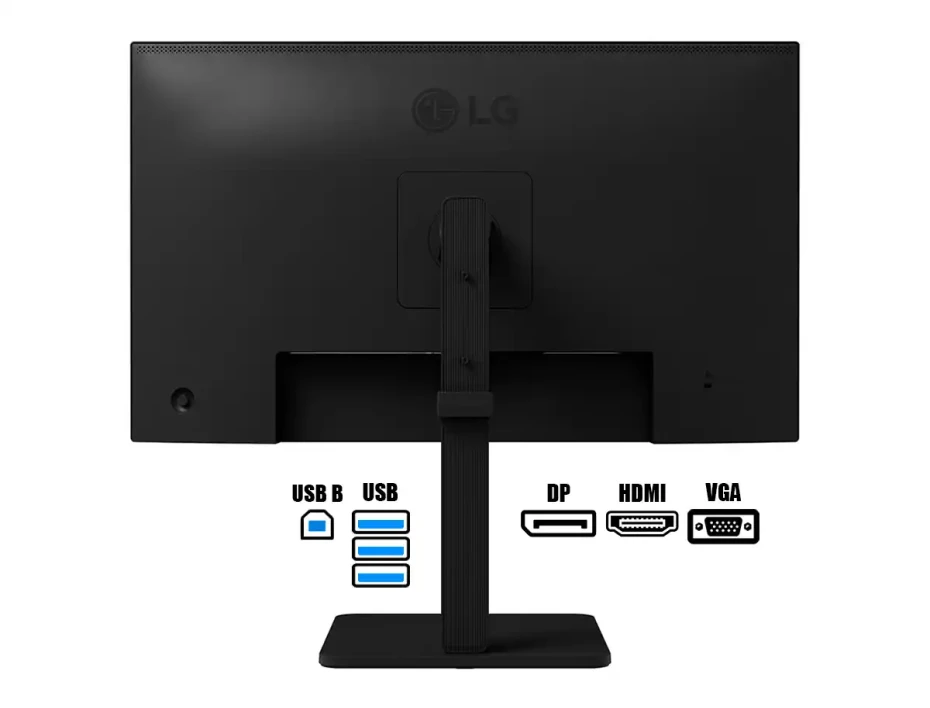 Monitor Lg 27 Pulgadas, Led 27ba550-b, Business, Ips, 5ms, Fhd Puerto Vga Hdmi, Dp, 100hz, Usb Charger (27ba550-b.awfq) Altavoces