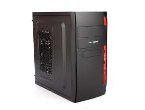 Case Dataone Orion 584 Fuente 230 / 600w (orion 584) Negro Con Rojo