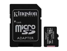 Memoria Micro Sd Kingston 128gb (sdcs2/128gb) C/card Adaptador, Tarjeta Sd