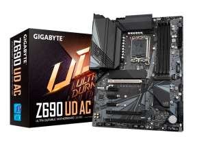 PLACA MADRE GIGABYTE Z690 AC UD OEM D5, CON WIFI, PARA MEMORIAS DDR5, LGA 1700 ( Z690 UD AC 1.0 Y1OEM )