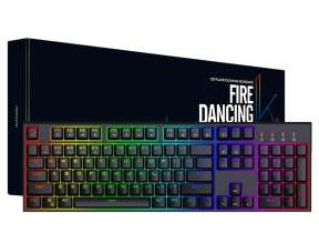 TECLADO 1STPLAYER GAMING FIRE DANCING | LED - RGB (K5)